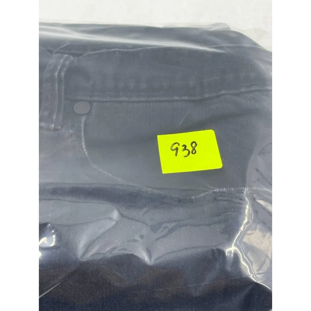 Calvin Klein Skinny Narrow Leg Women's Black Denim Button Fly Jeans Size 32Wx29